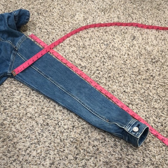 Everlane Jean Jacket Size XS Faded Blue Denim - Picture 10 of 10
